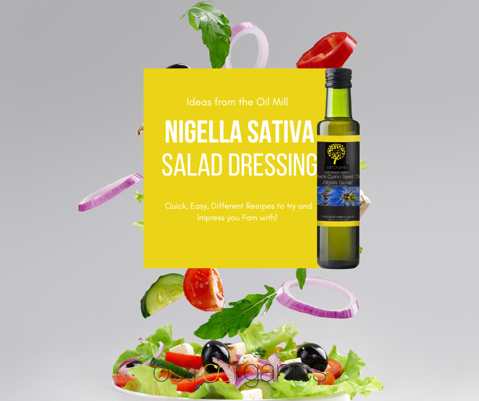 Black Cumin Seed Oil Salad Dressing using Nigella Sativa Oil