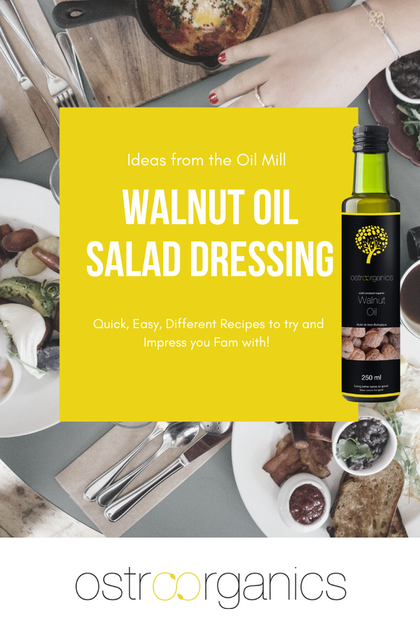 Walnut Oil Salad Dressing Ostro Organics