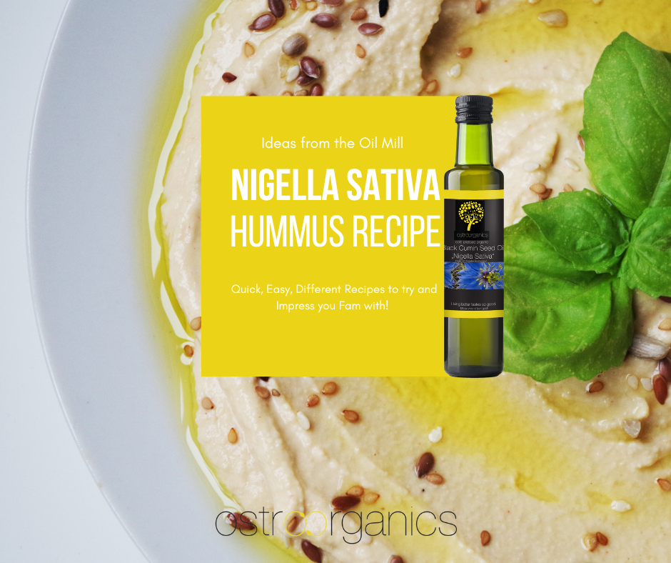 Hummus with Nigella Sativa Oil