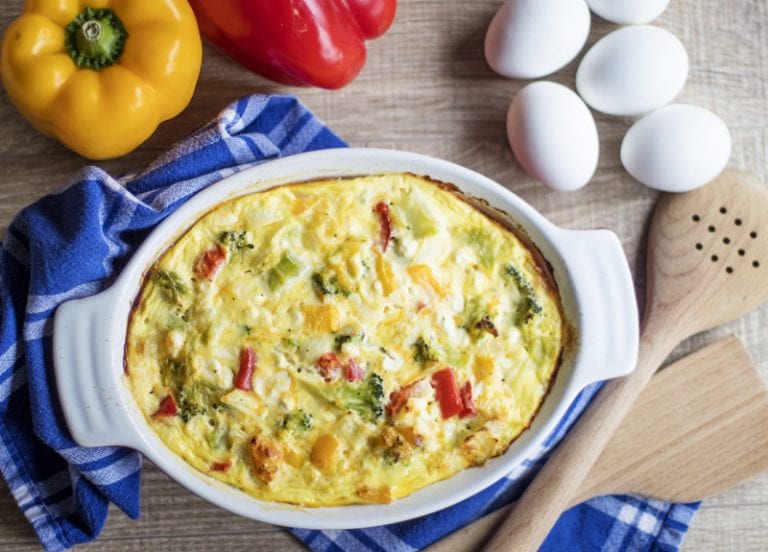 Joanne's Baked Zucchini Flowers Frittata