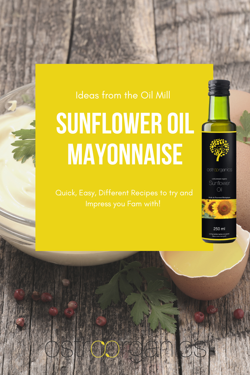 Sunflower Oil Mayonnaise Organic And Fresh Ingredients