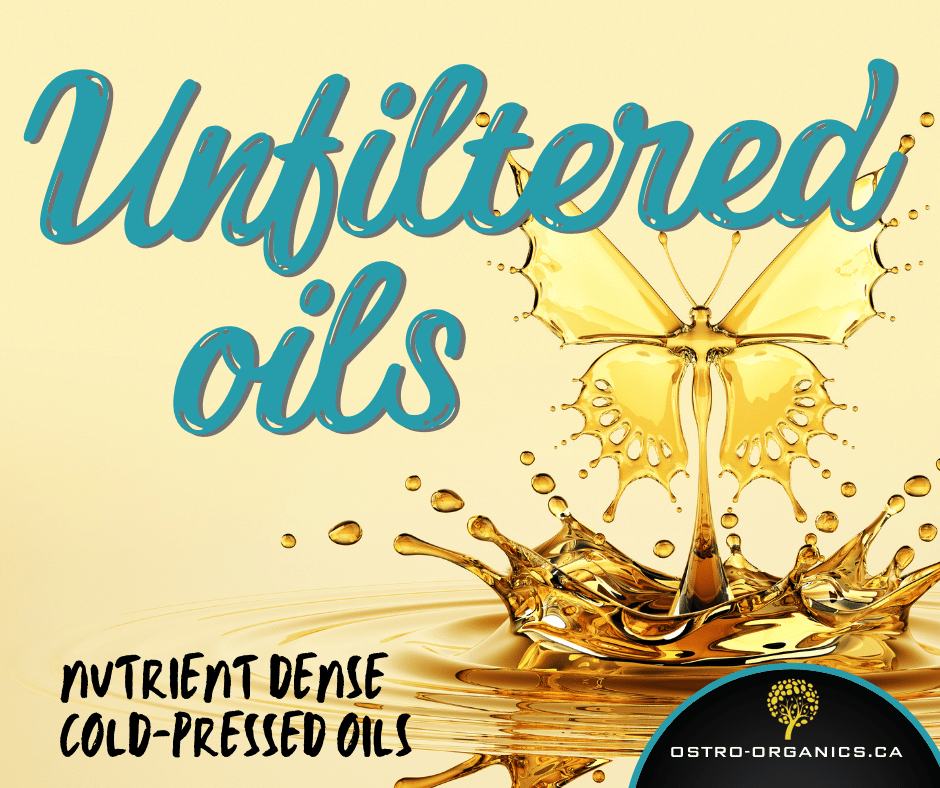 Unfiltered cold pressed culinary oils artisan oil mill